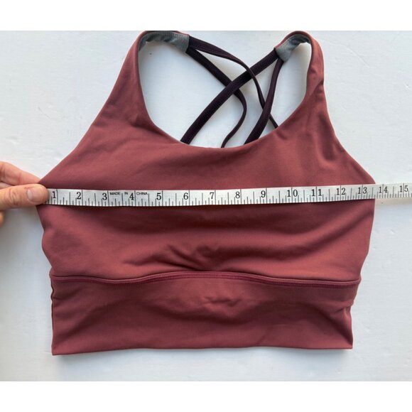 Born Primitive Crossfire Strappy Active Sports Bra Mauve/Red  Size Medium - Picture 8 of 9